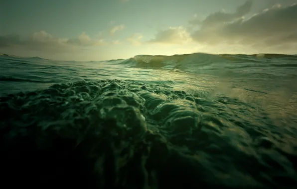 Water, the ocean, wave