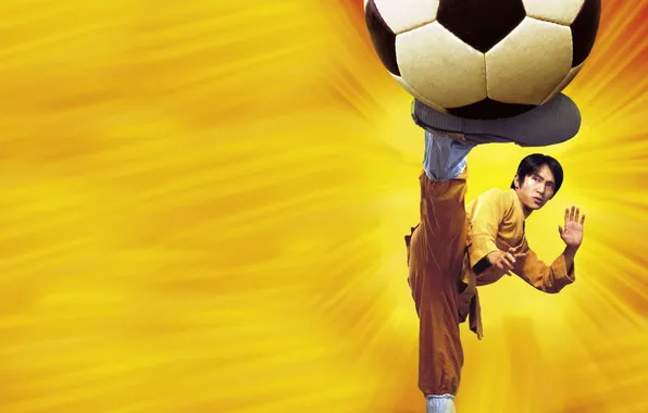 The ball, blow, kung fu, Shaolin soccer, Siu lam juk kau, Stephen Chow