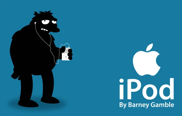 Picture ipod, apple, simpsos, barney
