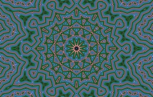 Pattern, color, kaleidoscope