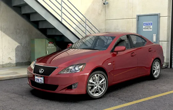 Graphics, Lexus, art, Suite, dangeruss, Toyota Motor Corporation, IS300, the middle class car category