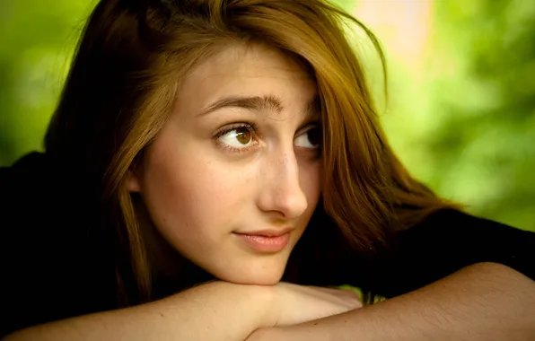 Girl, woman, beautiful, portrait, senior