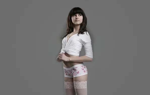 Look, girl, youth, shorts.