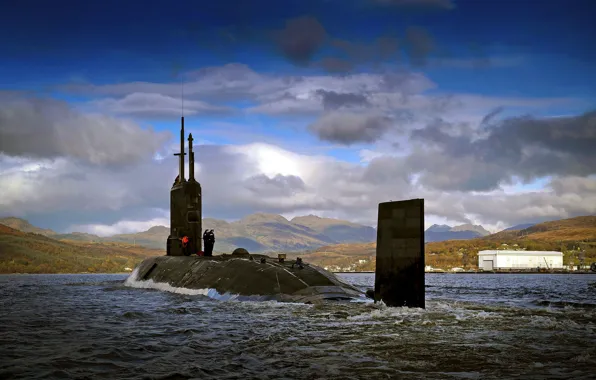 Boat, underwater, type, atomic, Trafalgar -class, (S93), HMS Triumph