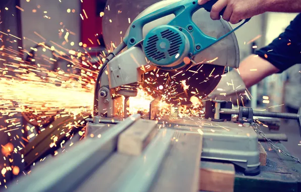 Metal, sparks, metallurgic