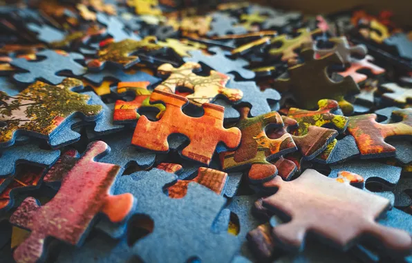 Abstract, puzzles, details
