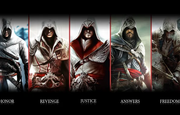 Weapons, assassins creed, Altair, killer, blade, ubisoft, Ezio, Connor