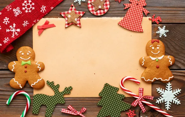 Decoration, new year, cookies, candy, merry christmas, cookies, decoration, gingerbread
