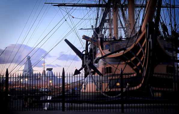 Ship of the line, HMS Victory, The Royal Navy, first grade, 104-gun
