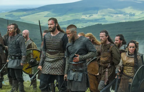 Picture warriors, Vikings, The Vikings, Travis Fimmel, Clive Standen
