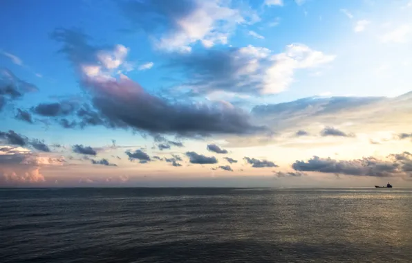 Picture sea, landscape sea, The black sea, Novorossiysk, wide beam