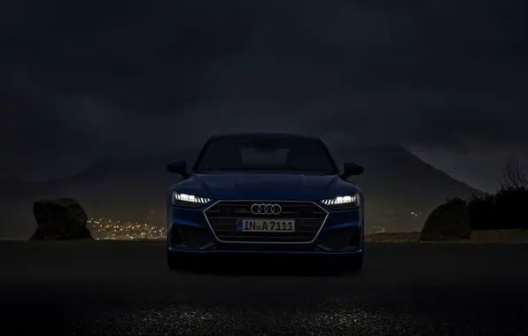 Audi, the evening, 2019, A7 Sportback