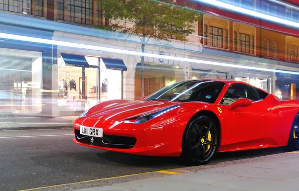 Picture car, Ferrari, red