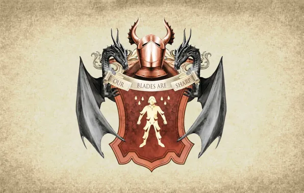 Armor, man, symbol, series, dragon, A Song of Ice and Fire, Game of Thrones, shield