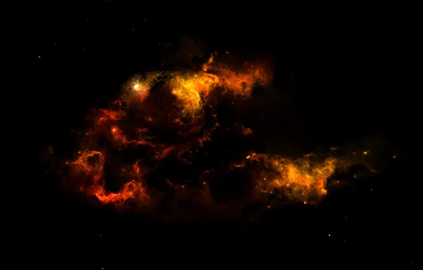 Space, nebula, stars