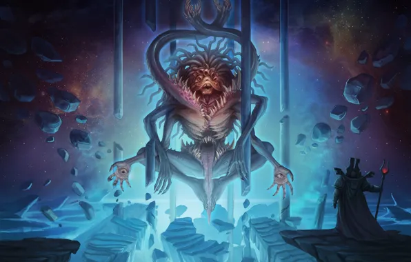 The demon, art, fantasy