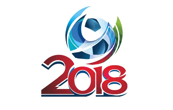 The ball, logo, Russia, Russia, football, 2018, World Cup, The world Cup