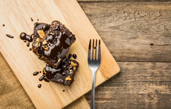 Picture Board, food, chocolate, cake, nuts, dessert, sweet, chocolate glaze