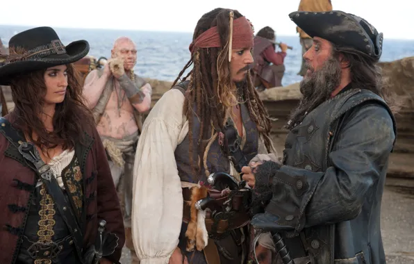 The film, pirates, Jack Sparrow, Penelope Cruz, Angelica, pirates of the Caribbean 4, pirates of …
