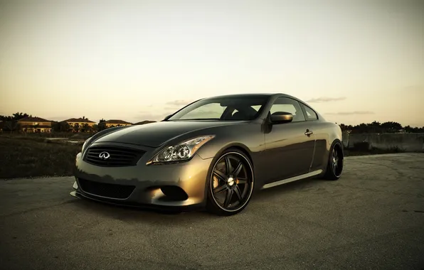 Picture the evening, infiniti, drives, sunset, styling, G37