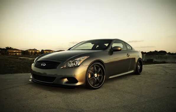 The evening, infiniti, drives, sunset, styling, G37