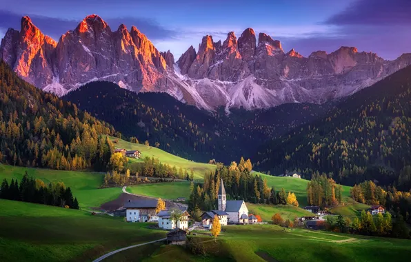 The sky, mountains, nature