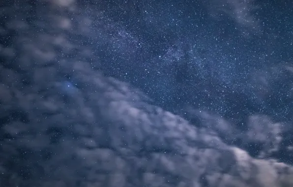 Picture the sky, clouds, night, stars