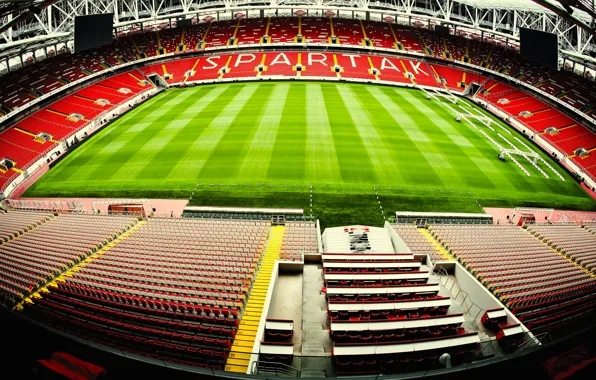 Picture Football, Moscow, Russia, Arena, Lawn, Spartacus, Spartak, Open Arena