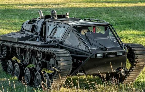 Machine, technique, meadow, caterpillar, Rover