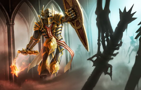 Diablo 3, art, Reaper of Souls, Crusader