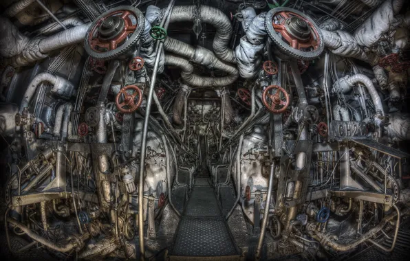 Picture background, engine, submarine