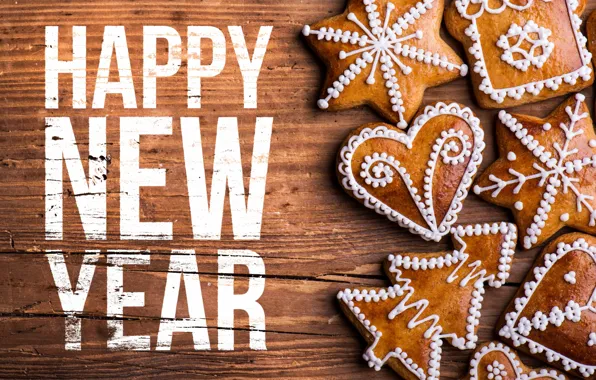 New year, New Year, cookies, decoration, Happy, 2016