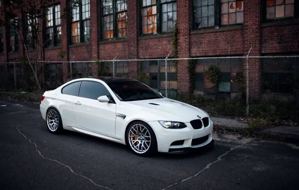 Bmw, BMW, white, e92