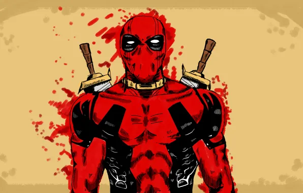 Ryan Reynolds, Deadpool, character, cool, MARVEL, 2016, Deadpool, comics