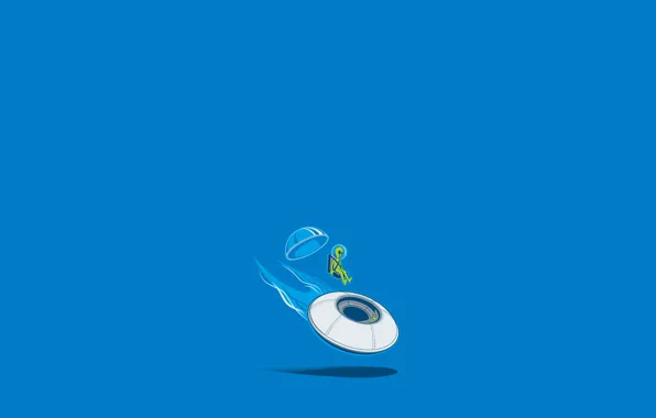 Picture drop, plate, alien