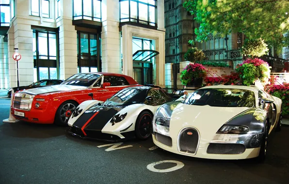 Rolls-Royce, Phantom, Bugatti, Veyron, Pagani, Zonda, Сoupe, Cinque