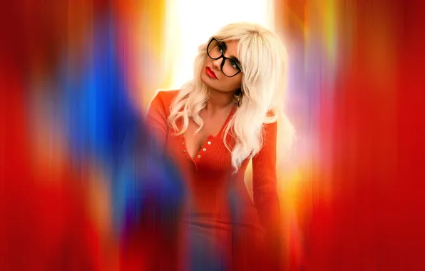 Blonde, glasses, Movie, Superman, Superman, Movie, 2025, Mikaela Hoover