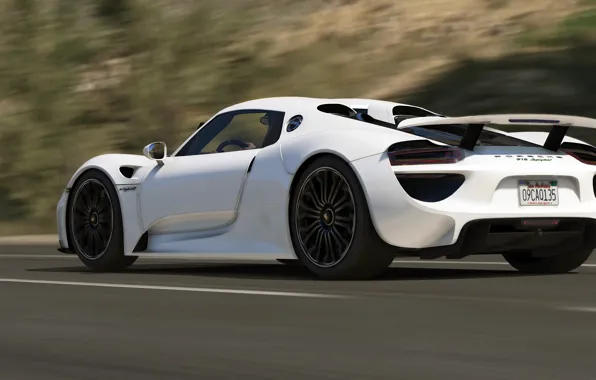 Wallpaper 918 Spyder, Grand Theft Auto V, road