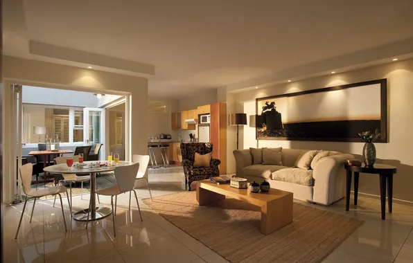 Picture design, style, interior, apartment, living room