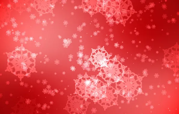 Snowflakes, Background, Abstraction