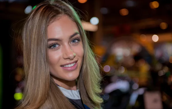 Look, girl, face, smile, hair, beauty