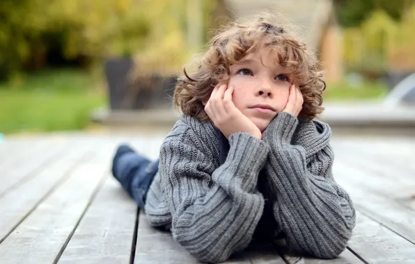 Background, mood, boy