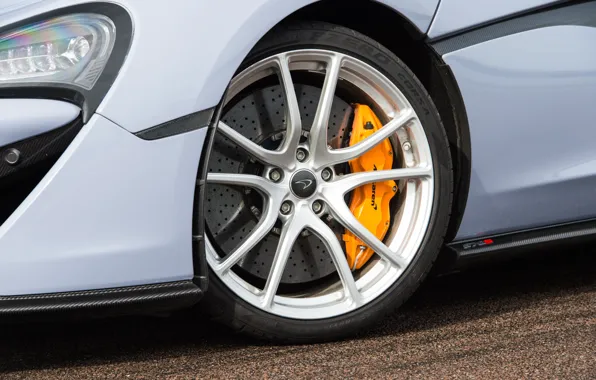 McLaren, logo, close-up, wheel, 570GT, McLaren 570GT