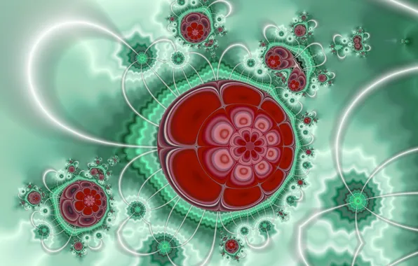Abstraction, pattern, fractals, fractal, ornament, abstract background