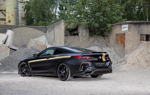 BMW, rear view, Manhart, 8-Series, 2019, G15, M850i, XDrive
