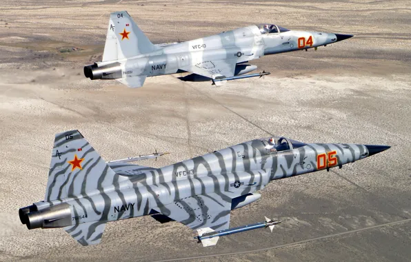 Picture flight, fighter, multipurpose, "Freedom Fighter", Tiger II, Northrop F-5