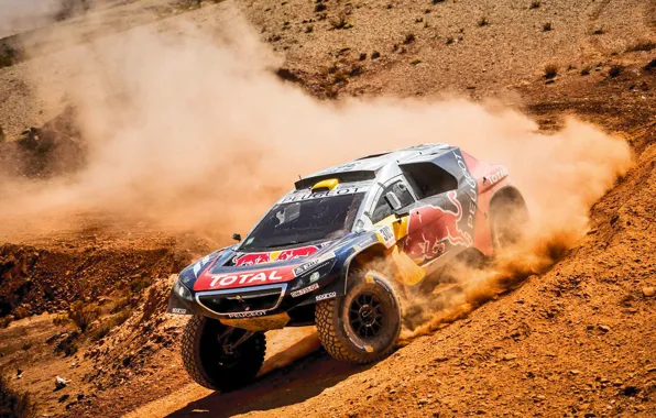 Sand, 2008, Sport, Speed, Turn, Race, Skid, Peugeot