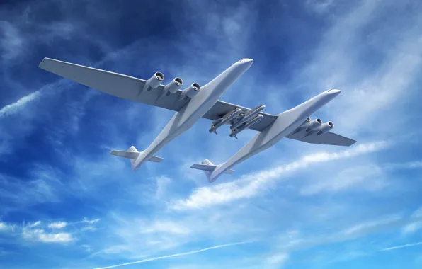 Picture The plane, Stratolaunch, Stratolaunch Model 351, Stratolaunch Systems
