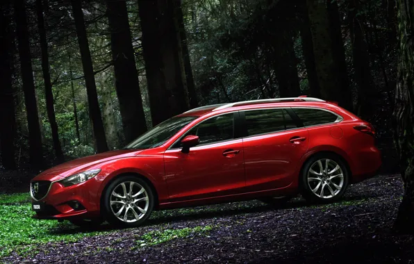 Auto, mazda, wagon