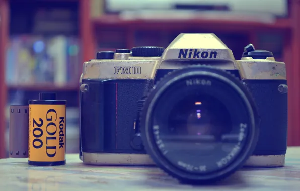 Nikon, bokeh, Camera, fm10, Kodak gold